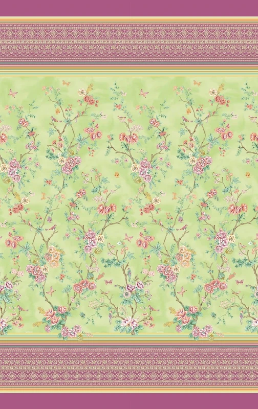 Bassetti Bedspread, Cotton, Green, 180x255