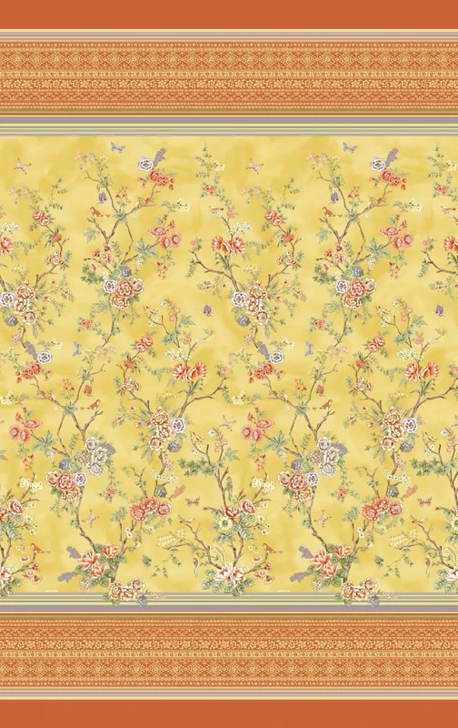 Bassetti Bedspread, Cotton, Yellow, 180x255