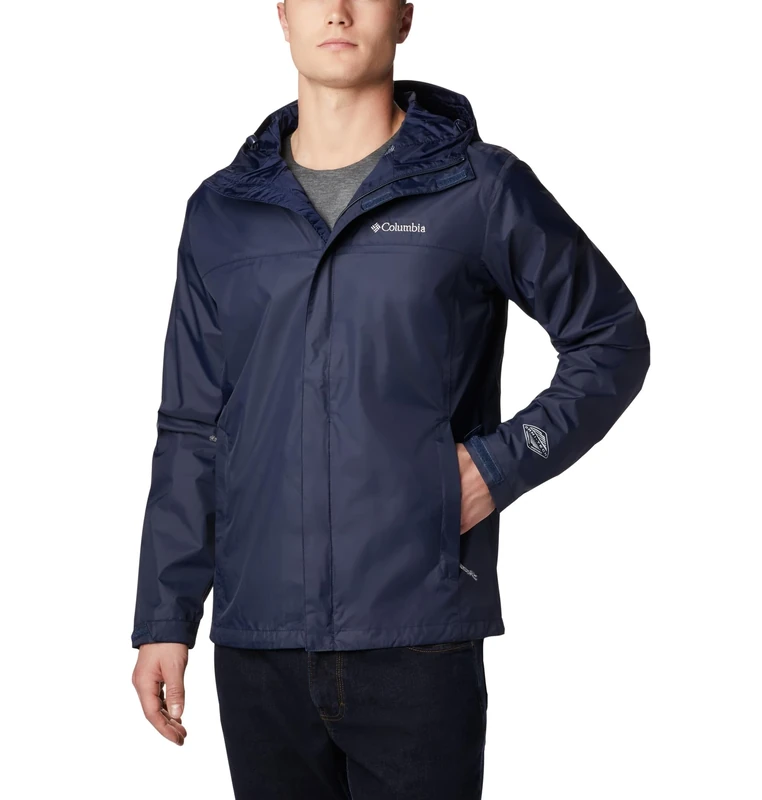 Columbia Men's Watertight 2 Jacket, Waterproof Rain Jacket, Collegiate Navy, Size XL