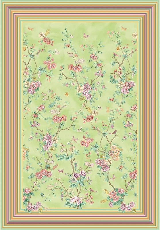 Bassetti Rug, Cotton, Green, 150 x 220 cm - Image 1
