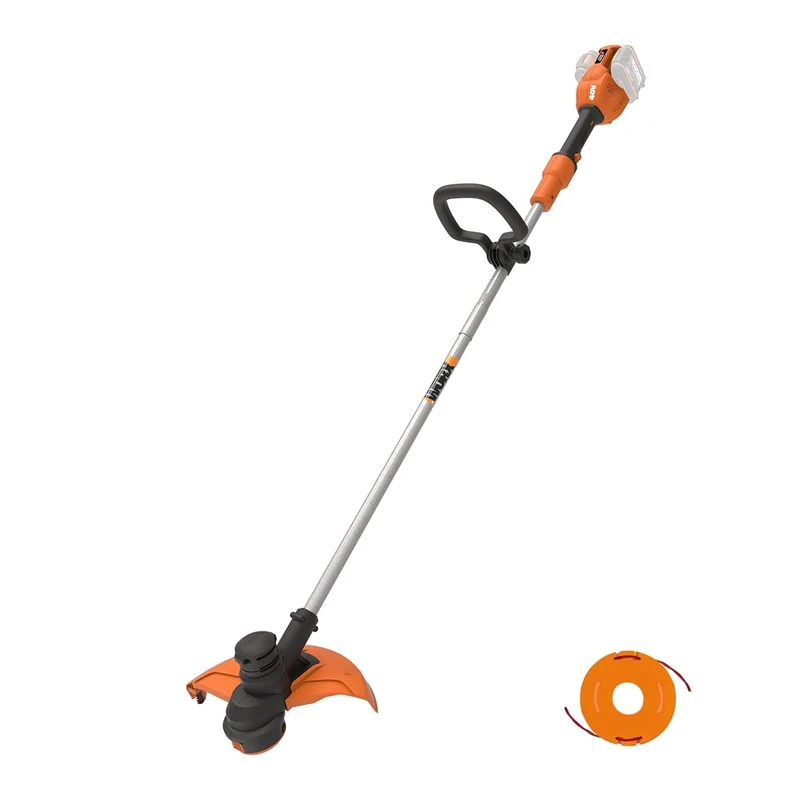 WORX WG183E.9 36V (40V MAX) Dual Battery Cordless 33cm Grass Trimmer Strimmer Line Strimmers Edge Cutter - (Tool only - Battery & Charger Sold Separately) Multicolor