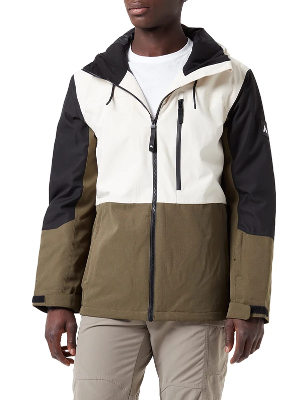 McKinley Men's Hann Jacket, Beige/Olive Dark, XL