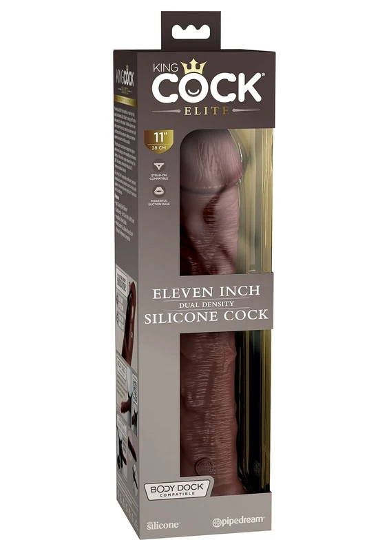 King Cock Elite Naturdildo-5467710000 Hautfarben Dunkel One Size