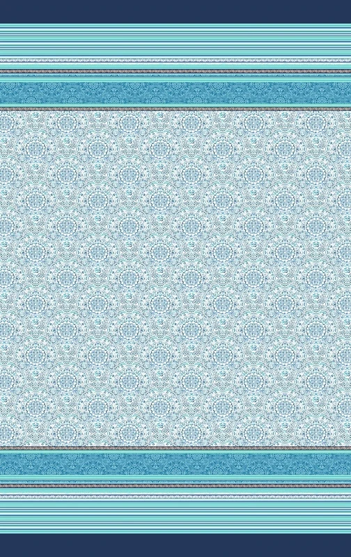 Bassetti Bedspread, Cotton, Blue, 180x255