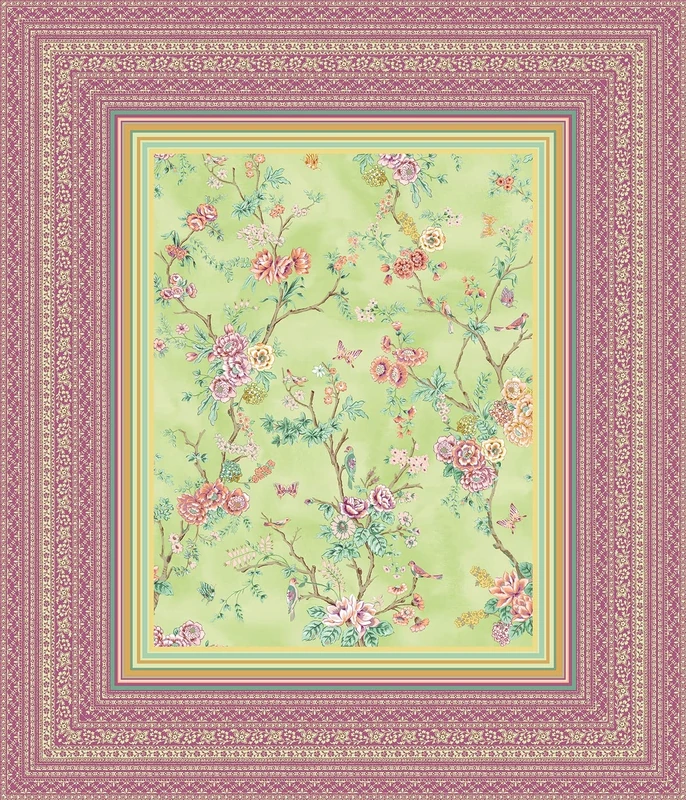 Bassetti Tablecloth Cotton 140 x 170 cm Green