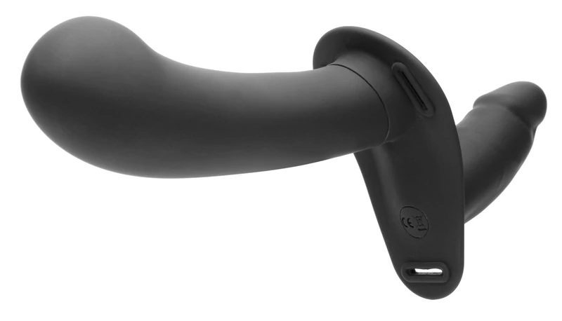 XR Brands Dildo-AG858-BLACK Black One Size