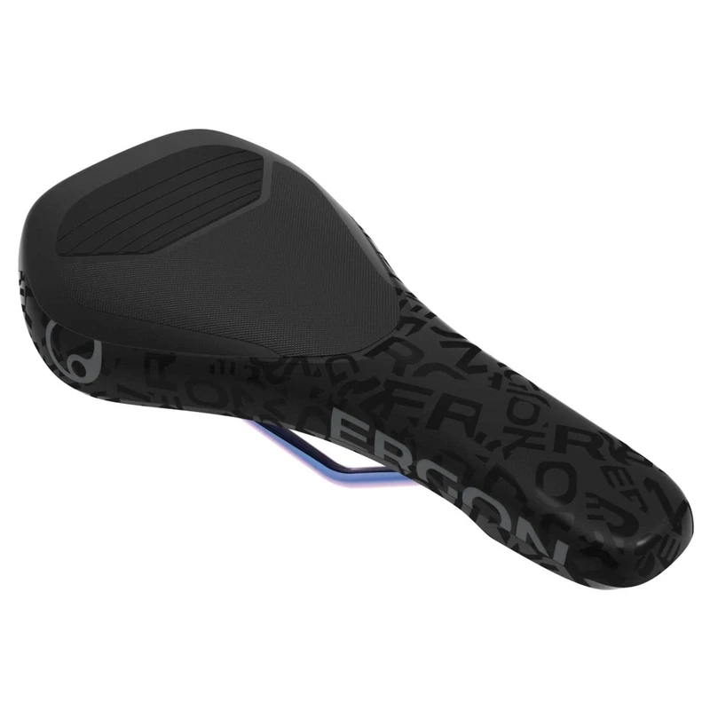 ERGON SM Downhill Comp Team Saddle, Oil slick Rails, Black