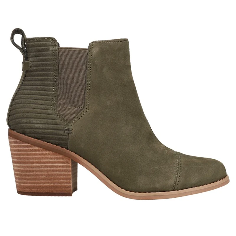 TOMS Women's Everly Boot, Olive, 5 UK