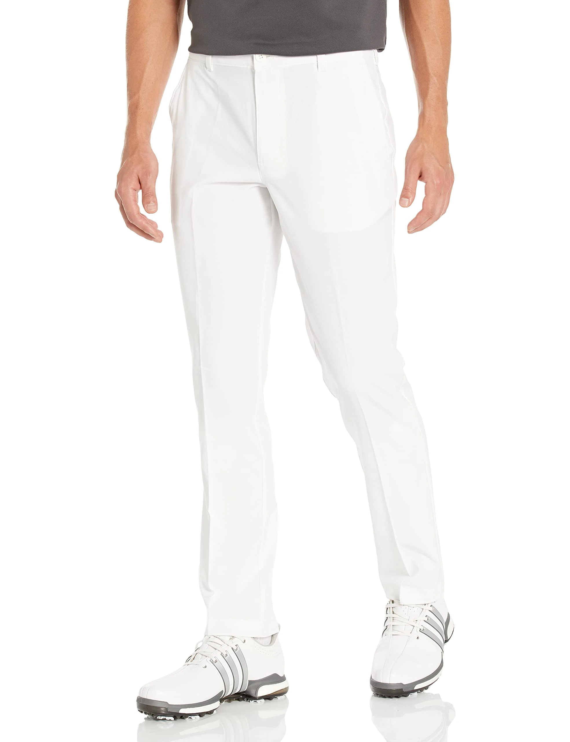 Izod Men's Golf Swingflex Straight Fit Pant (Discontinued), Bright White, 33W x 32L