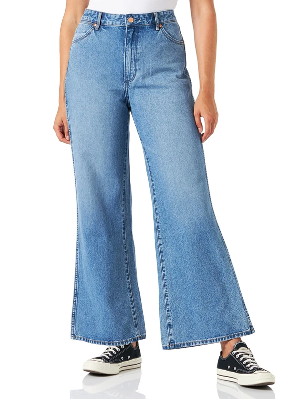 Wrangler Women's Bonnie Trousers, Morticia, 27W x 32L - Image 1