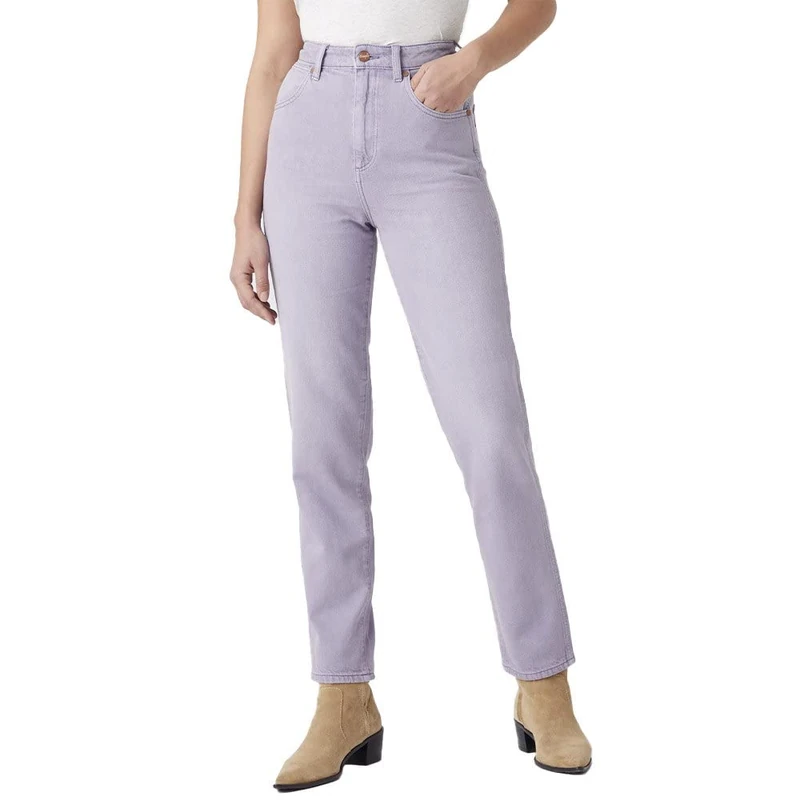 Wrangler Women's Mom Jeans, Purple Skirt, 29W x 34L