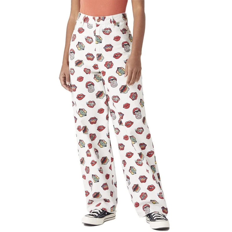 Wrangler Women's Barrel Trousers, Read My Lips, 42W x 32L - Image 1