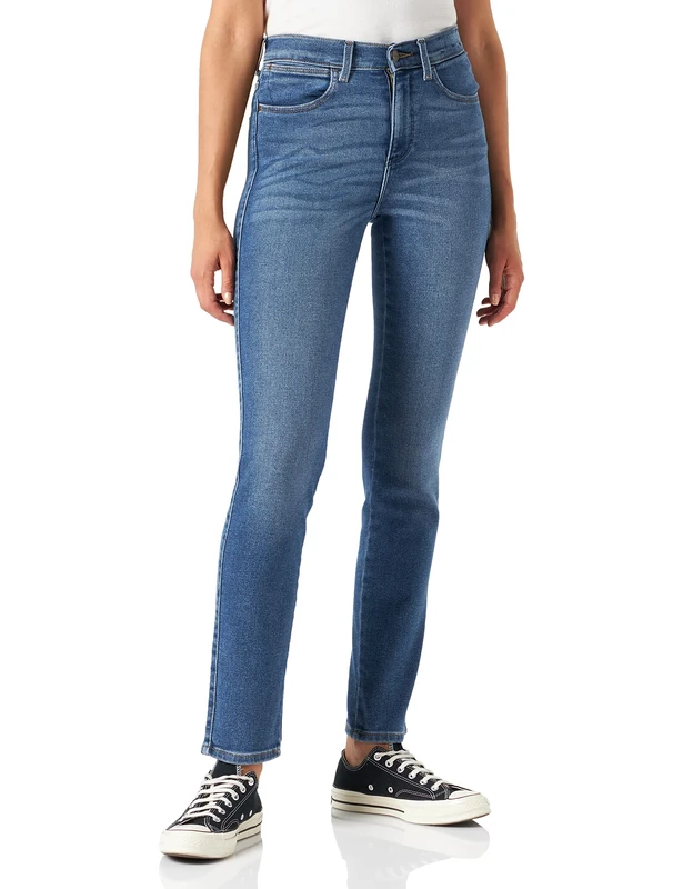 Wrangler Damen Jeans Slim, Slim Fit, Slim Leg