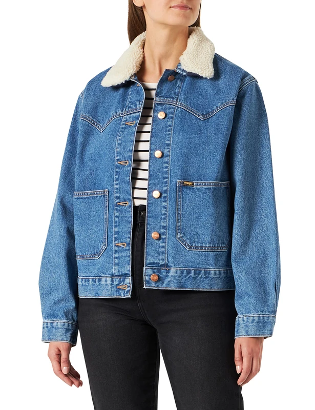 Wrangler Women's Western Ranch Jacket Jacket, SANDI, X-Small