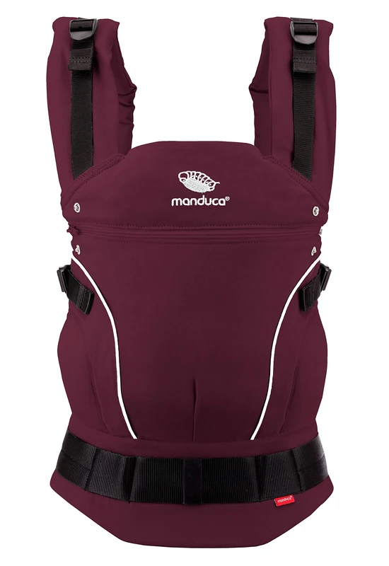 manduca First - Adjustable Baby Carrier (3.5-20kg) - Baby Carrier for Front, Hip and Back Carriers - Berry
