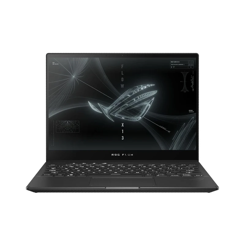 ASUS ROG Flow X13 GV301QE-K5121R - Supernova Edition - Ryzen 9 5980HS / 3 GHz - Win 10 Pro - GF RTX 3050 Ti - 16 GB RAM - 1 TB SSD NVMe - 13.4" touchscreen 3840 x 2400 (WQUXGA) - Wi-Fi 6 - off black