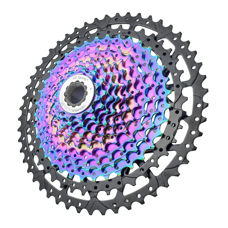 VG SPORTS 8/9/10/11/12 Speed Ultra-Light Bike Cassette for Mountain Bike 11-40T/11-42T/11-46T/11-50T/11-52T MTB Cassette Lightweight Aluminum Bracket Cassette - Image 1