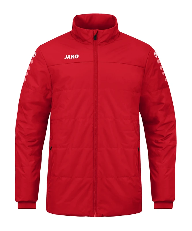 JAKO Men's Team Coach Jacket, red, L