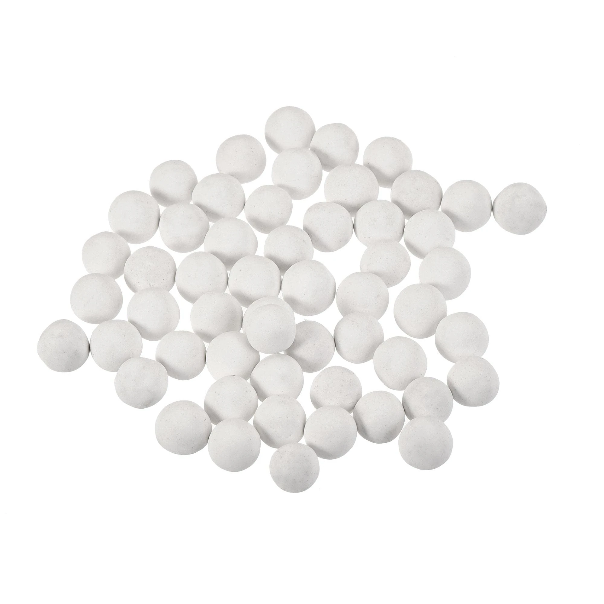 sourcing map Clay Pebbles 7-8mm 0.88 lbs White Gardening Potted Balls for Hydroponic Growing, Vases Supplies, Bonsai Decor