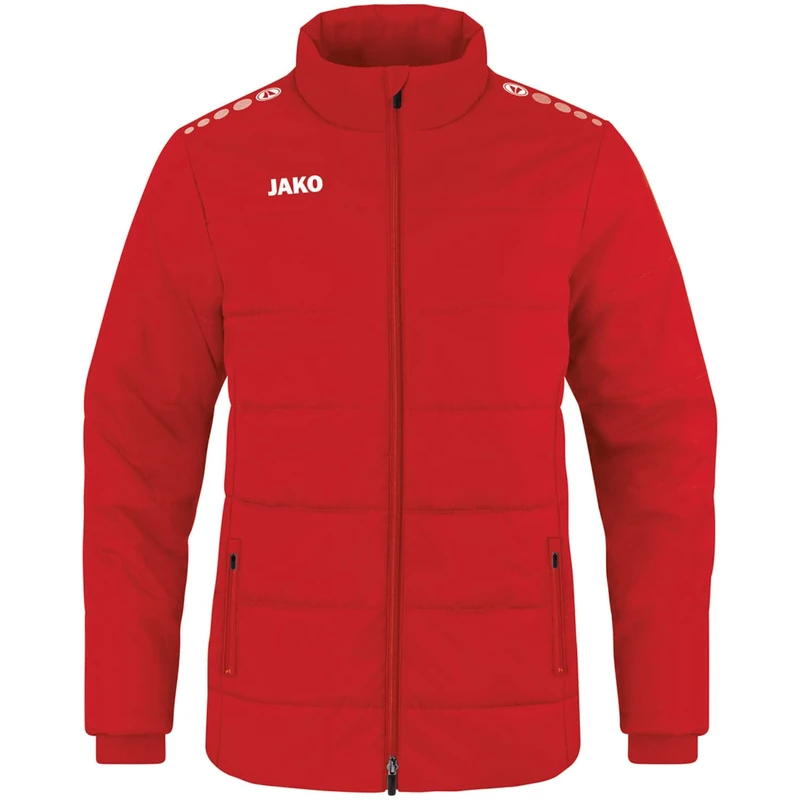 JAKO Men's Team Coach Jacket, red, XXL