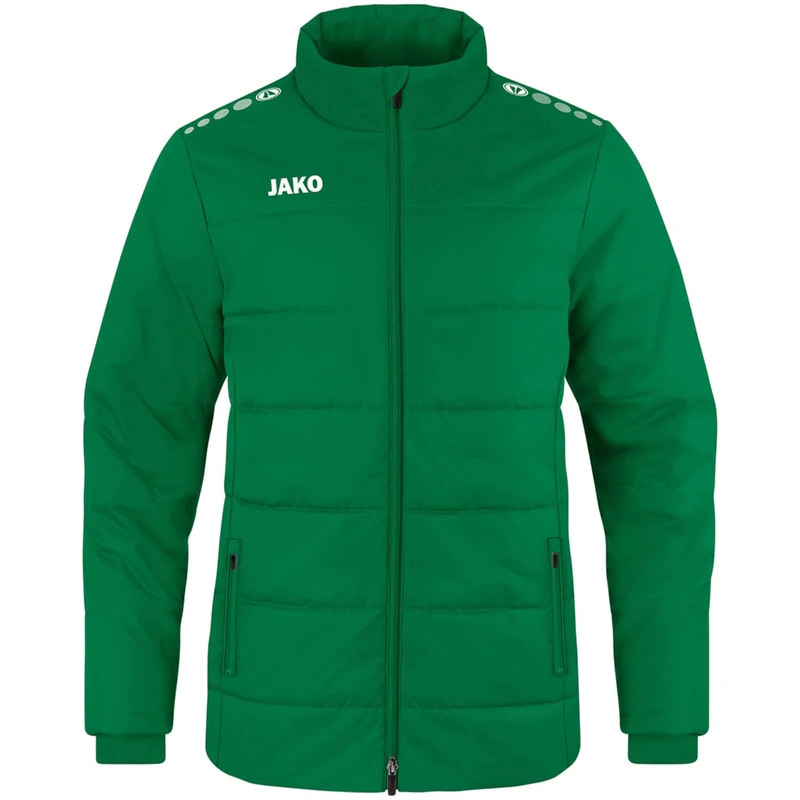 JAKO Team Coach Jacket, Black/Charcoal, M