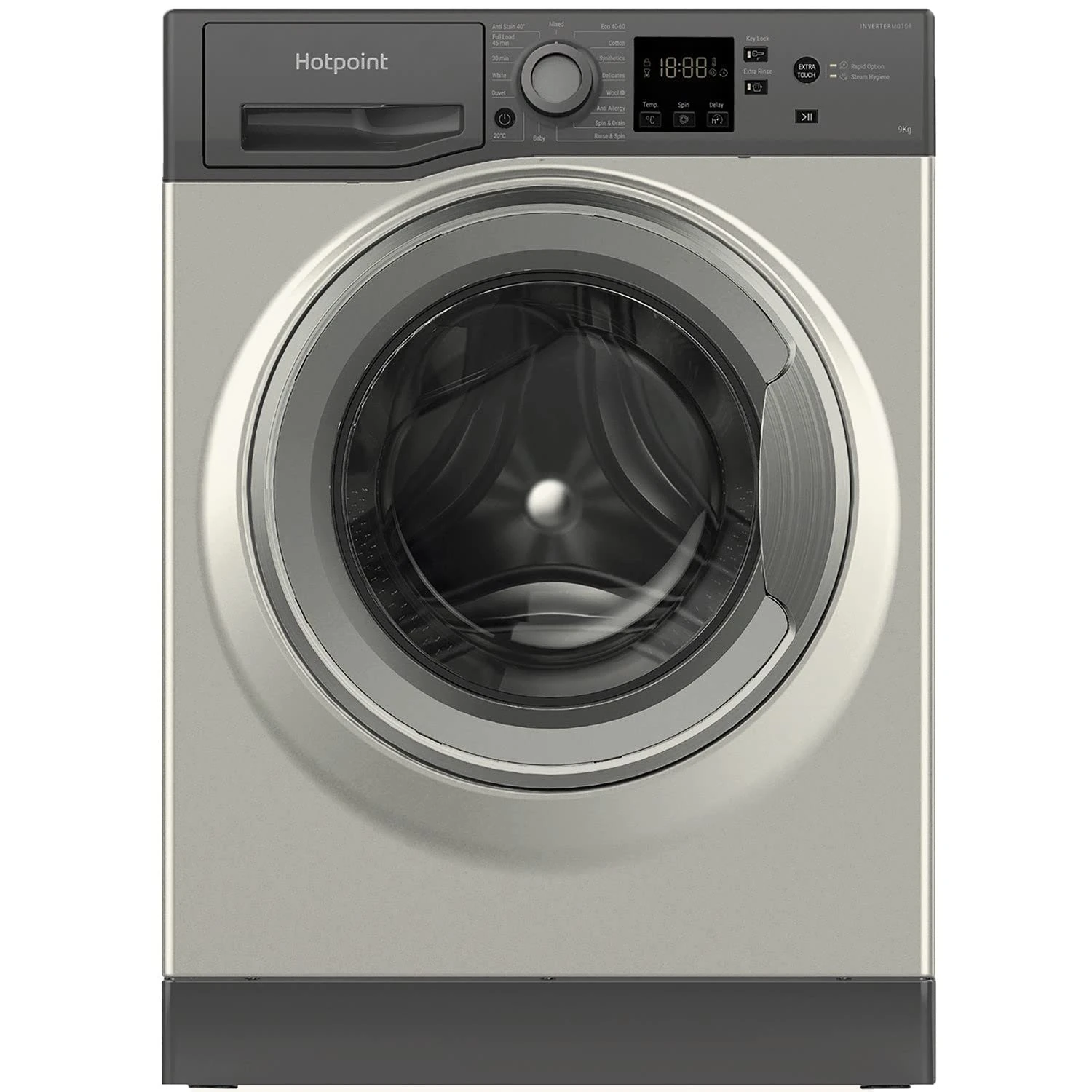 Hotpoint ActiveCare 9kg 1400rpm Freestanding Washing Machine - Graphite