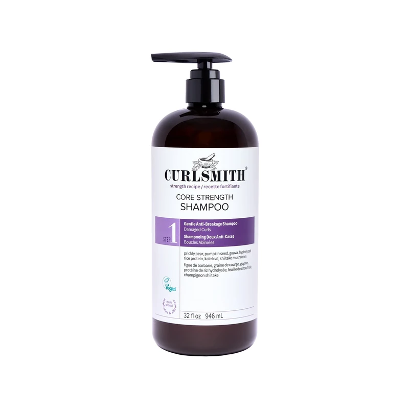 Curlsmith – Core Strength Shampoo, Gentle Protein-Rich for Frequent Use (947ml)