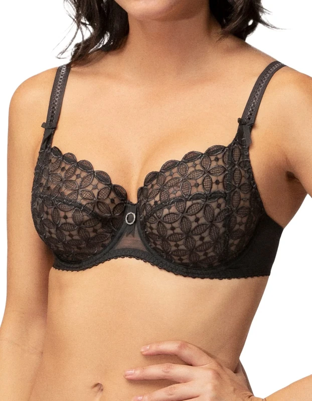 Empreinte Romy Underwired Full Cup Bra (32F, reglisse)