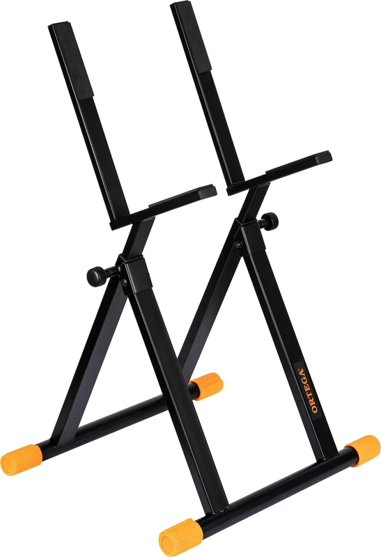 Ortega Guitars Adjustable Amp Stand – Stand for Amplifier with Max. 70 kg – Steel, Black (OAS)