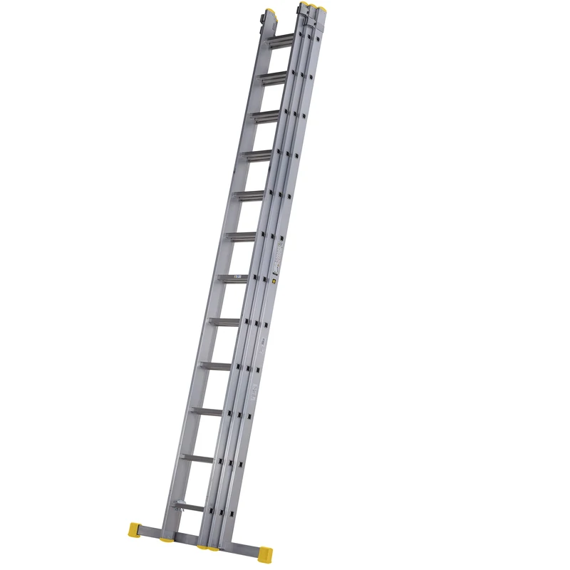 Werner Aluminium Triple Section Extension Ladder Box Section,3.58m - Image 1