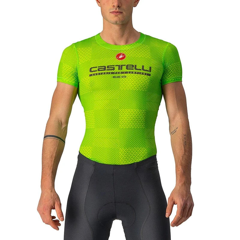 CASTELLI 4522034-383 PRO Mesh BL Short Sleeve T-shirt Men Electric Lime XXL