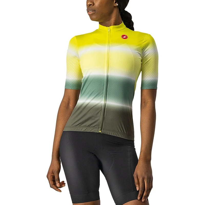 Castelli 4522060-776 Sweet Jersey Women's T-Shirt Sulphur/Military Green XS