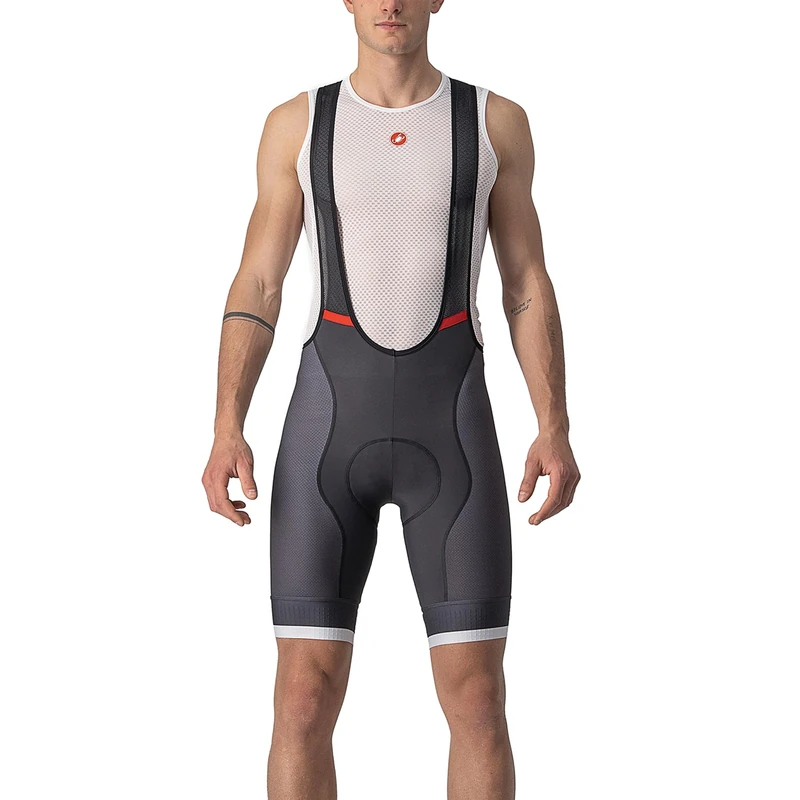 CASTELLI 4522003 COMPETIZIONE KIT BIB Men's Shorts DARKGRAY XXL