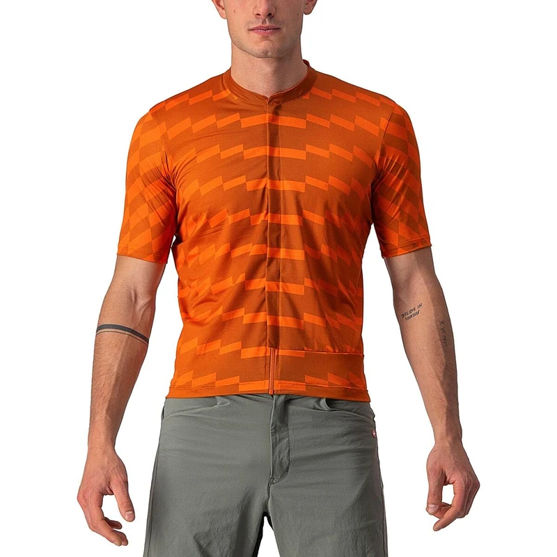 CASTELLI 4522007-613 UNLTD STERRATO JRSY Sweatshirt Men's Spice Orange/Orange Rust 3XL
