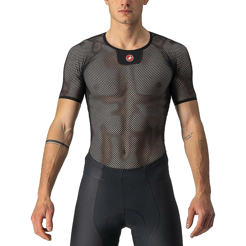 CASTELLI 4517027 CORE MESH 3 SS Men's T-shirt Black White XXL
