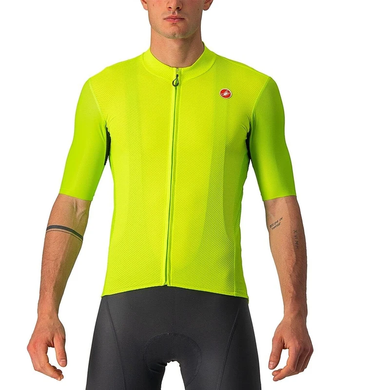 CASTELLI 4522022 ENDURANCE ELITE JRS Men's Sweatshirt Electric Lime/Black-Blue-Magen S