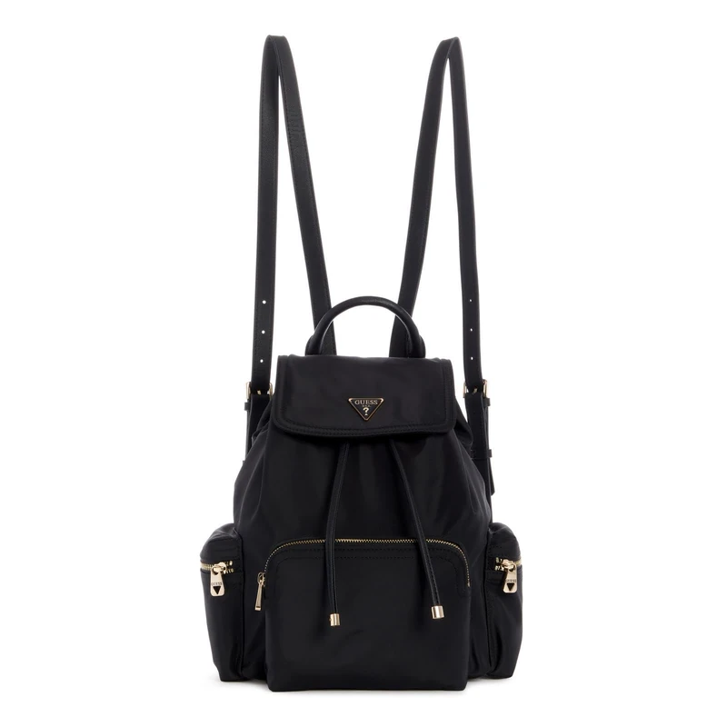 GUESS Borsa zaino Eco Gemma in Nylon nero donna BS22GU89 EYG839532, Black, One size