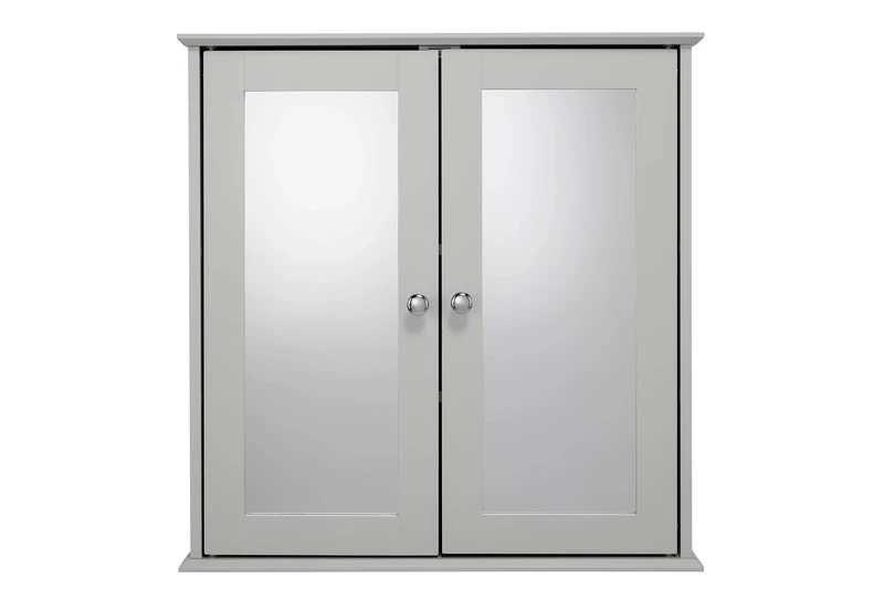 Croydex Medicine Cabinet, Grey, 580x560x130mm WC280031