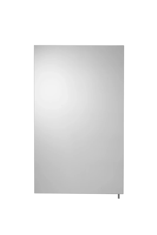 Croydex Finchley Stainless Steel Bathroom Mirror Cabinet, 2 Adjustable Shelves, Soft Close Hinges, All Fixtures and Fittings Included, Easy to Install Pre-Assembled Bathroom Wall Cabinet, 67x40x12cm,