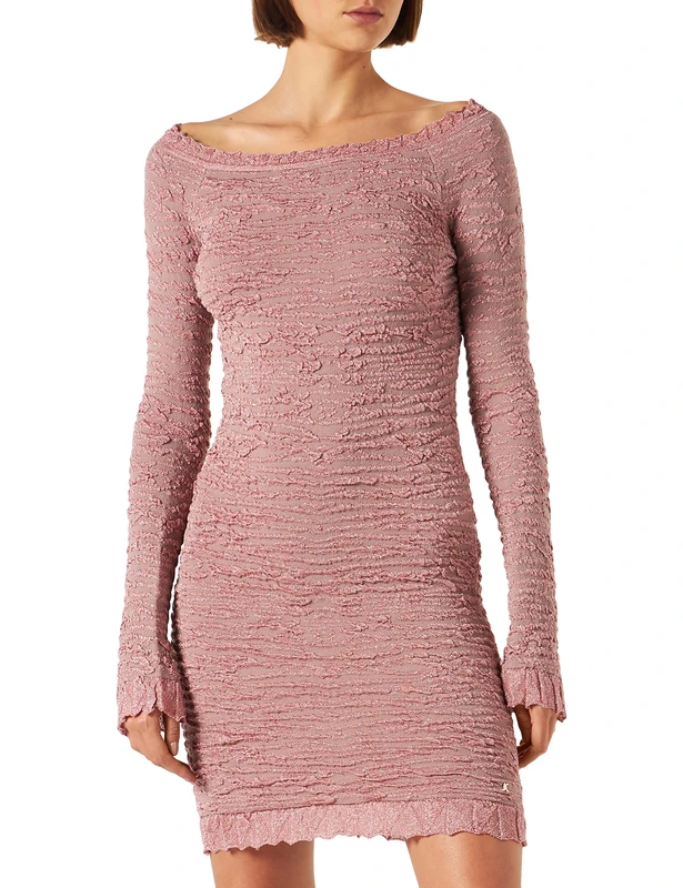 Just Cavalli Women's Dress, 243 Pink, L