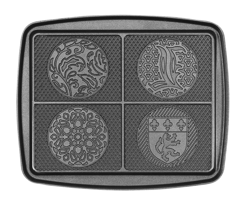 LAGRANGE 030242 Waffle Maker Plate Set, Aluminum