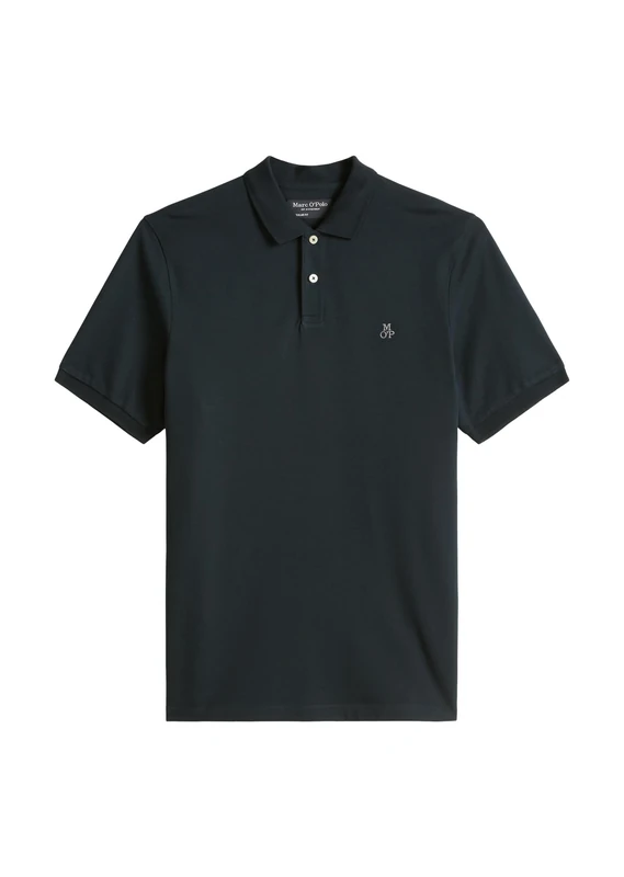 Marc OߴPolo Men's Regular Fit Organic Cotton Short Sleeve Polo Shirt, Blue (Dark Navy), M