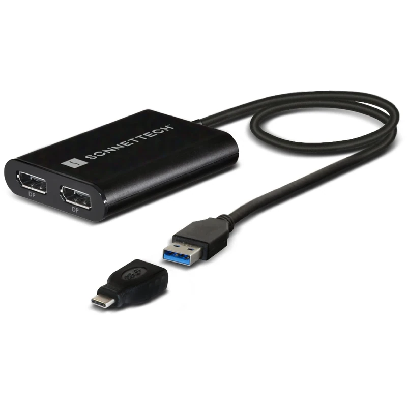 SoNNeT DisplayLink Dual 4K Display Port Adapter for M1 Macs