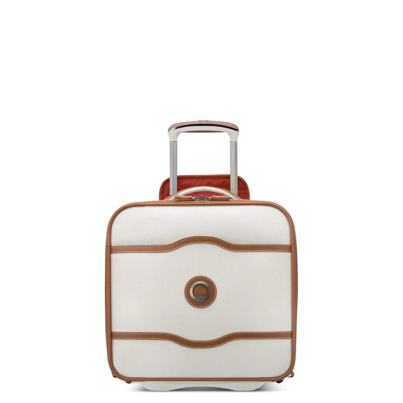DELSEY PARIS Chatelet 2.0 Softside Luggage Under-Seater with 2 Wheels, Angora, Carry-on 16 Inch, Chatelet 2.0 Softside Luggage Under-Seater with 2 Wheels