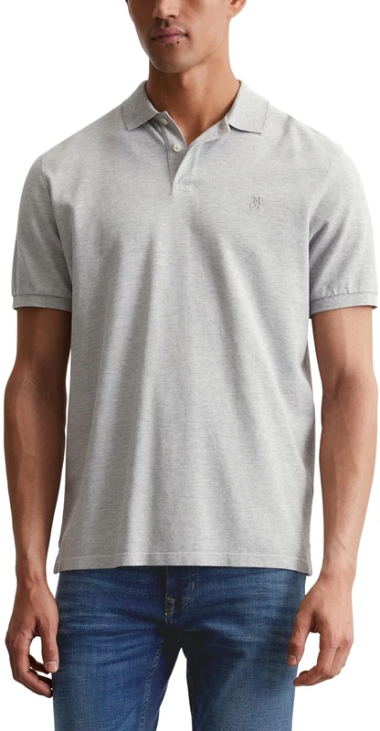 Marc OߴPolo Men's Regular Fit Organic Cotton Short Sleeve Polo Shirt, Grey (Grau), 3XL