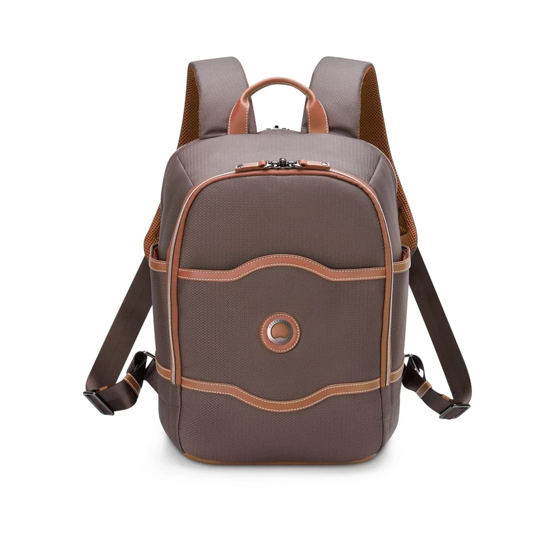 DELSEY Paris Unisex's Chatelet 2.0 Travel Laptop Backpack, Brown, One Size