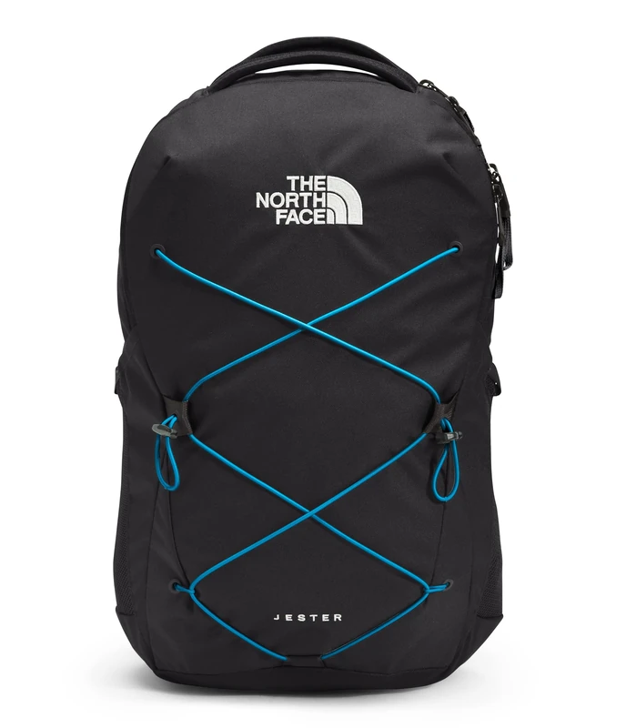 The North Face Jester Backpack Tnf Black Heather-Acoustic Blue One Size