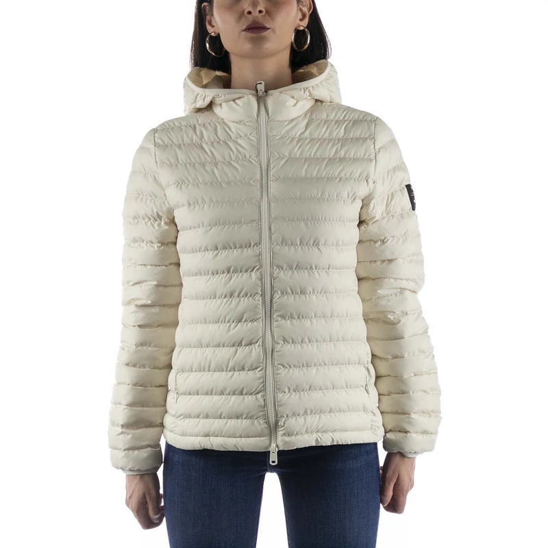 ECOALF Women's Atlanticalf Jacket Woman, Cream, S