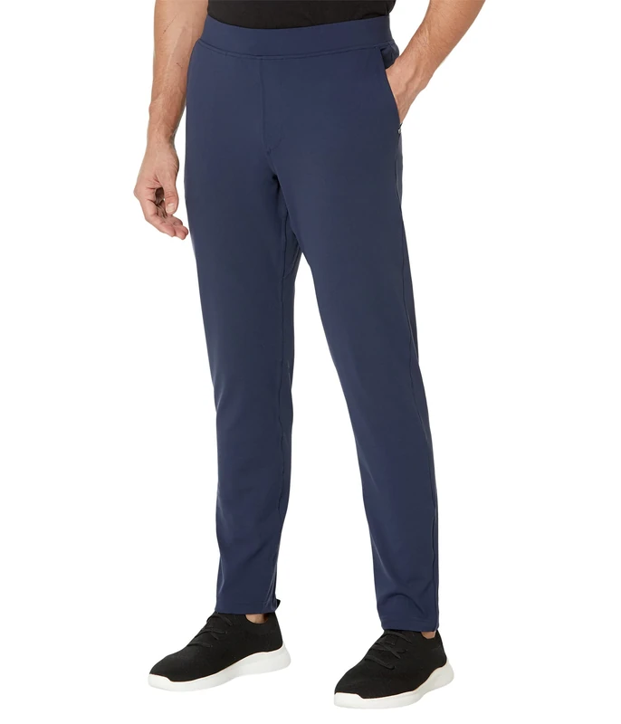 Skechers Men's Go Walk Controller Tapered Leg Trousers Casual Pants, Blue Iris, L