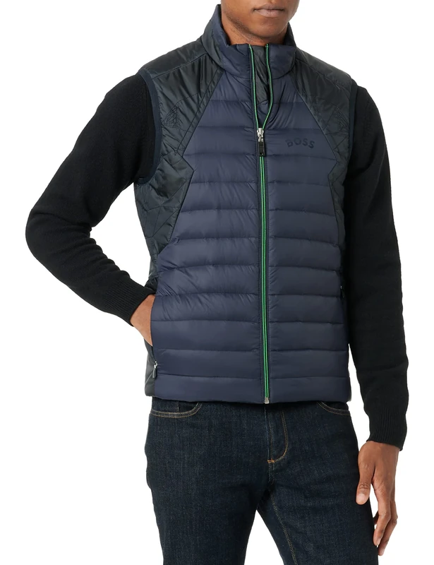 BOSS Men's V_Sarek Outerwear, Dark Blue, XXL